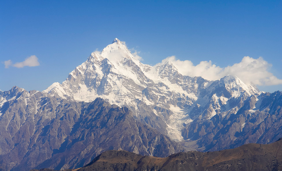 Uma das montanhas da Cordilheira Karakoram, no norte do país