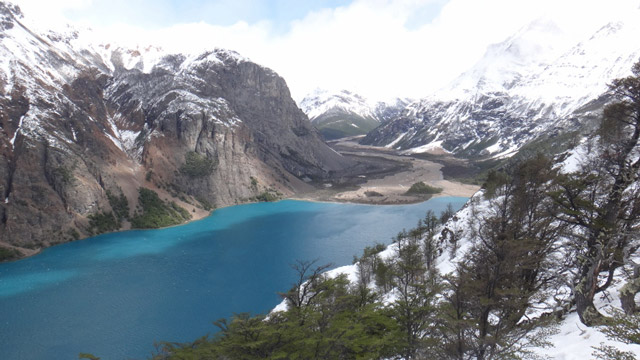 A vista espetacular da Laguna Verde " Foto: Guilherme Cavallari