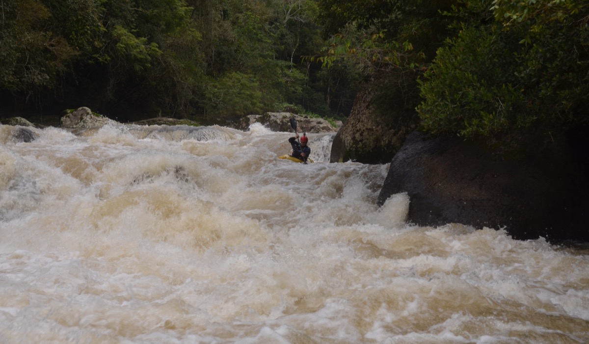 As corredeiras do Rio Ribeirinha