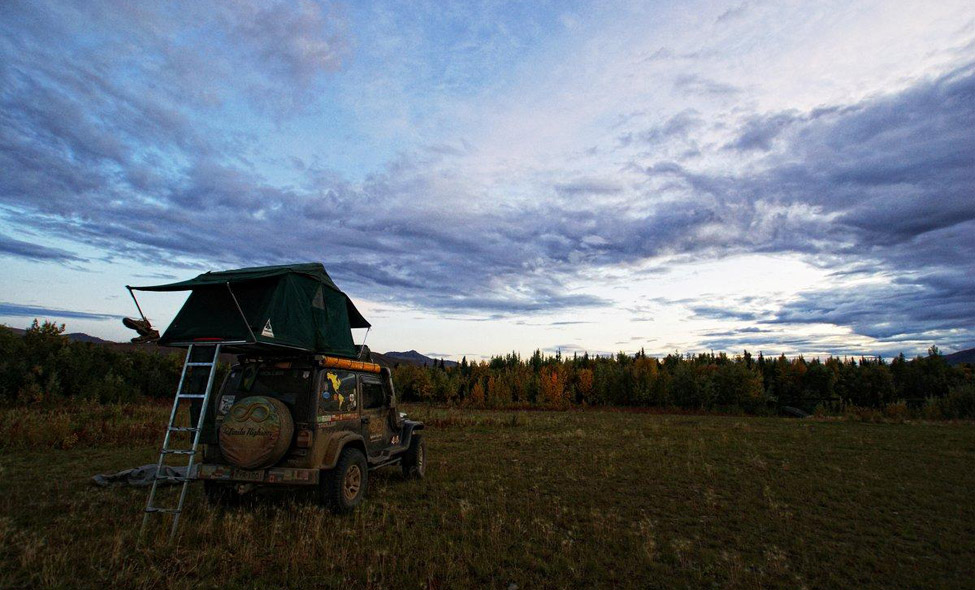 Camping solitrio em Coldfoot