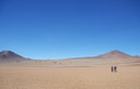 Deserto de Salvador Dali - as rochas ao fundo.