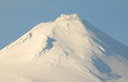 Detalhe do cume do vulc�o Villarica em atividade
