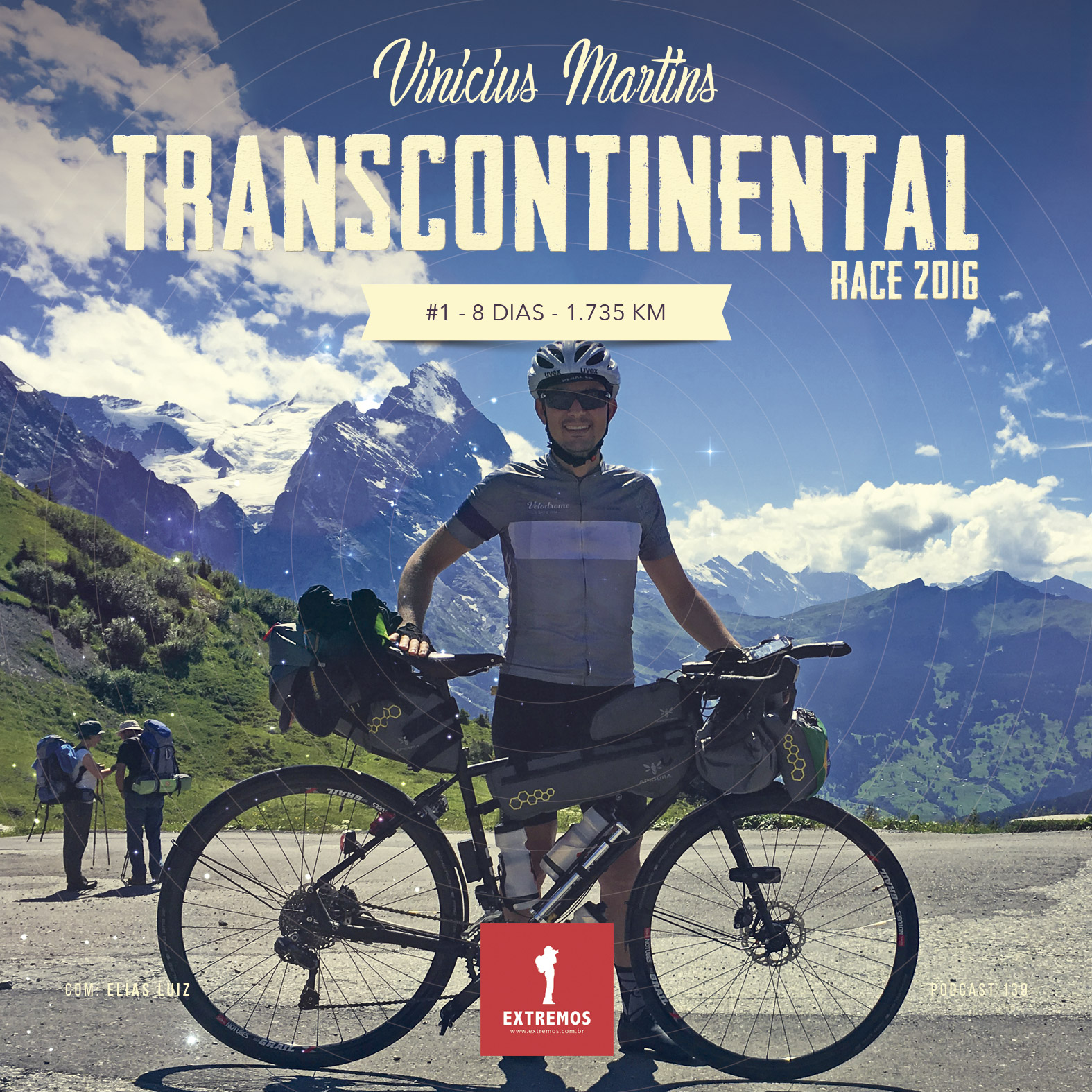 Podcast 139 - Transcontinental - #1 - 8 dias - 1.735 km