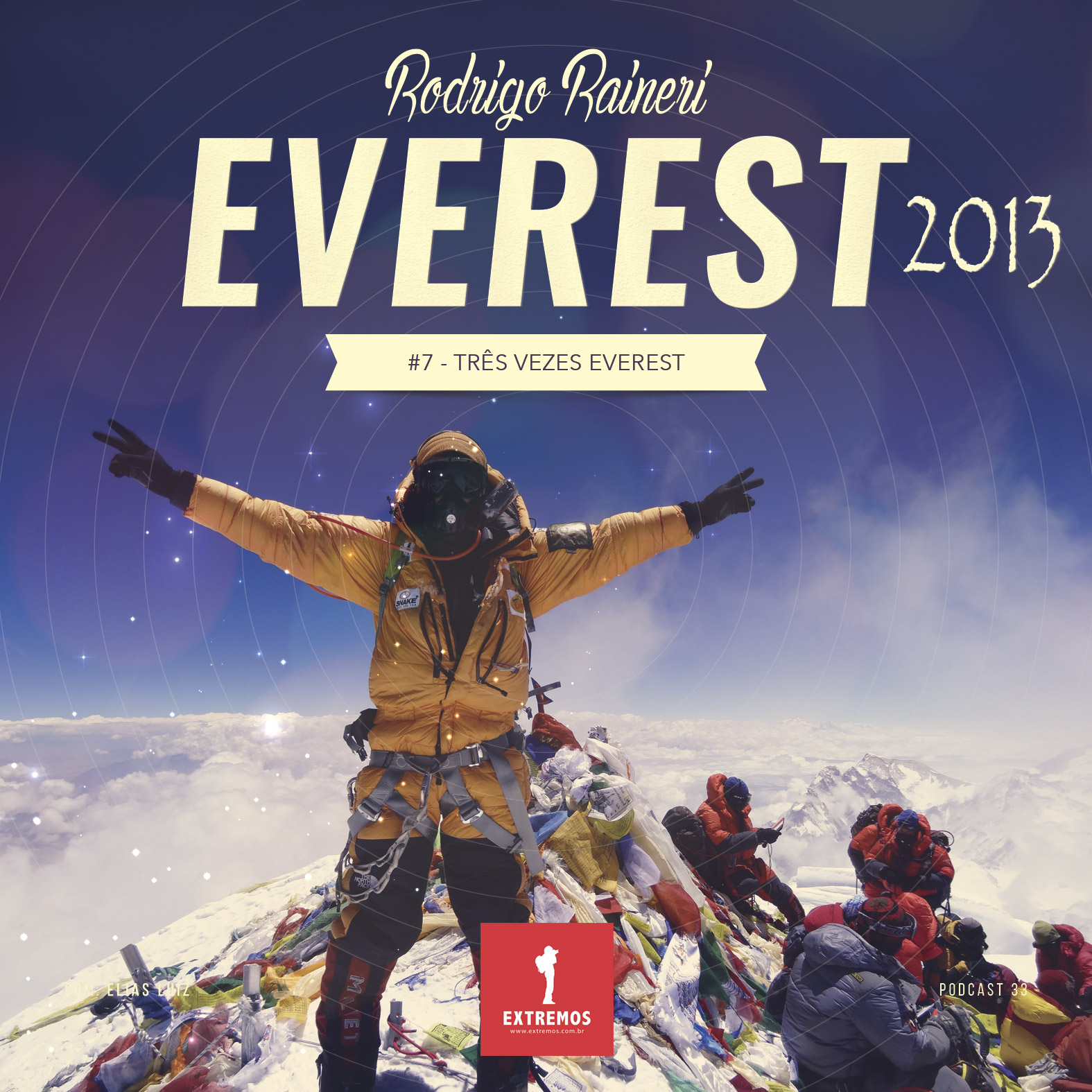 Podcast 33 - Everest 2013 #7 - Rodrigo Raineri no cume do Everest