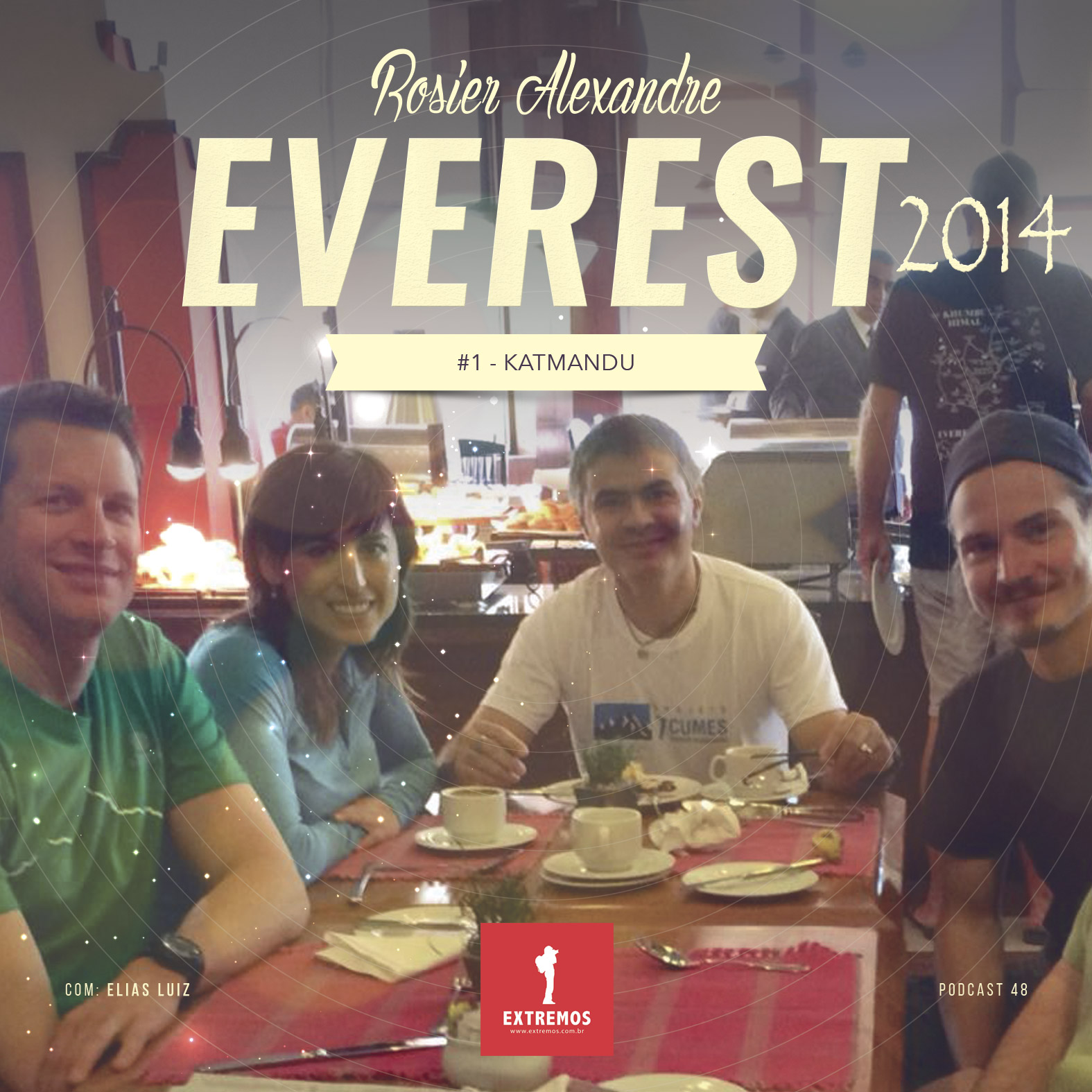 Podcast 48 - Everest 2014 #1 - Rosier Alexandre em Kathmandu