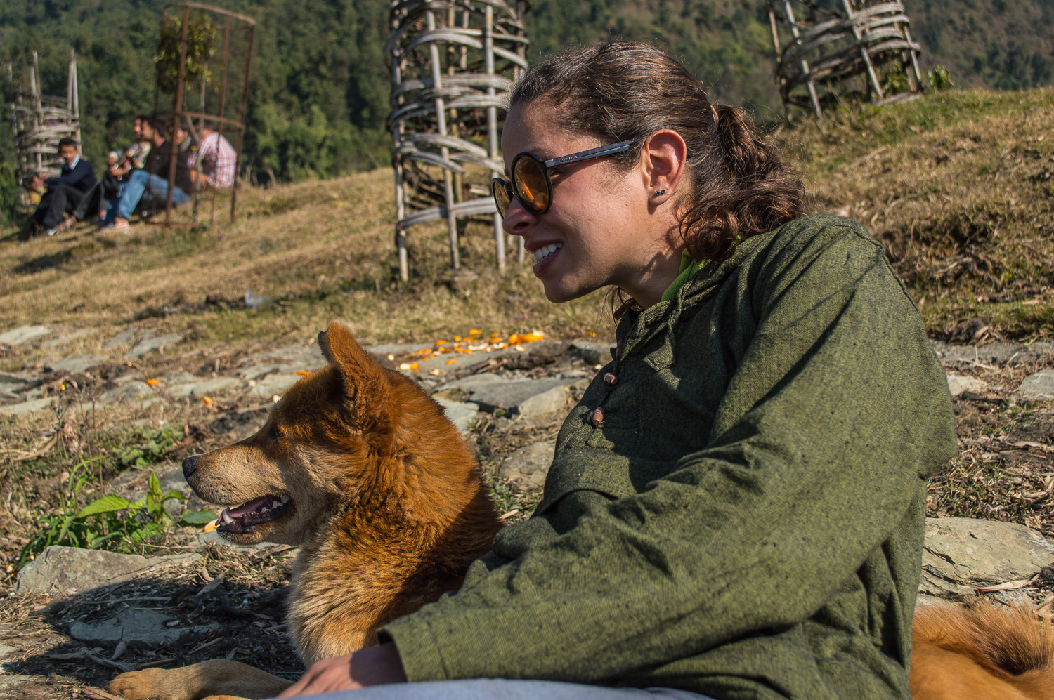 Adotamos esse dog no período em que ficamos em Pokhara, chama Raposo.