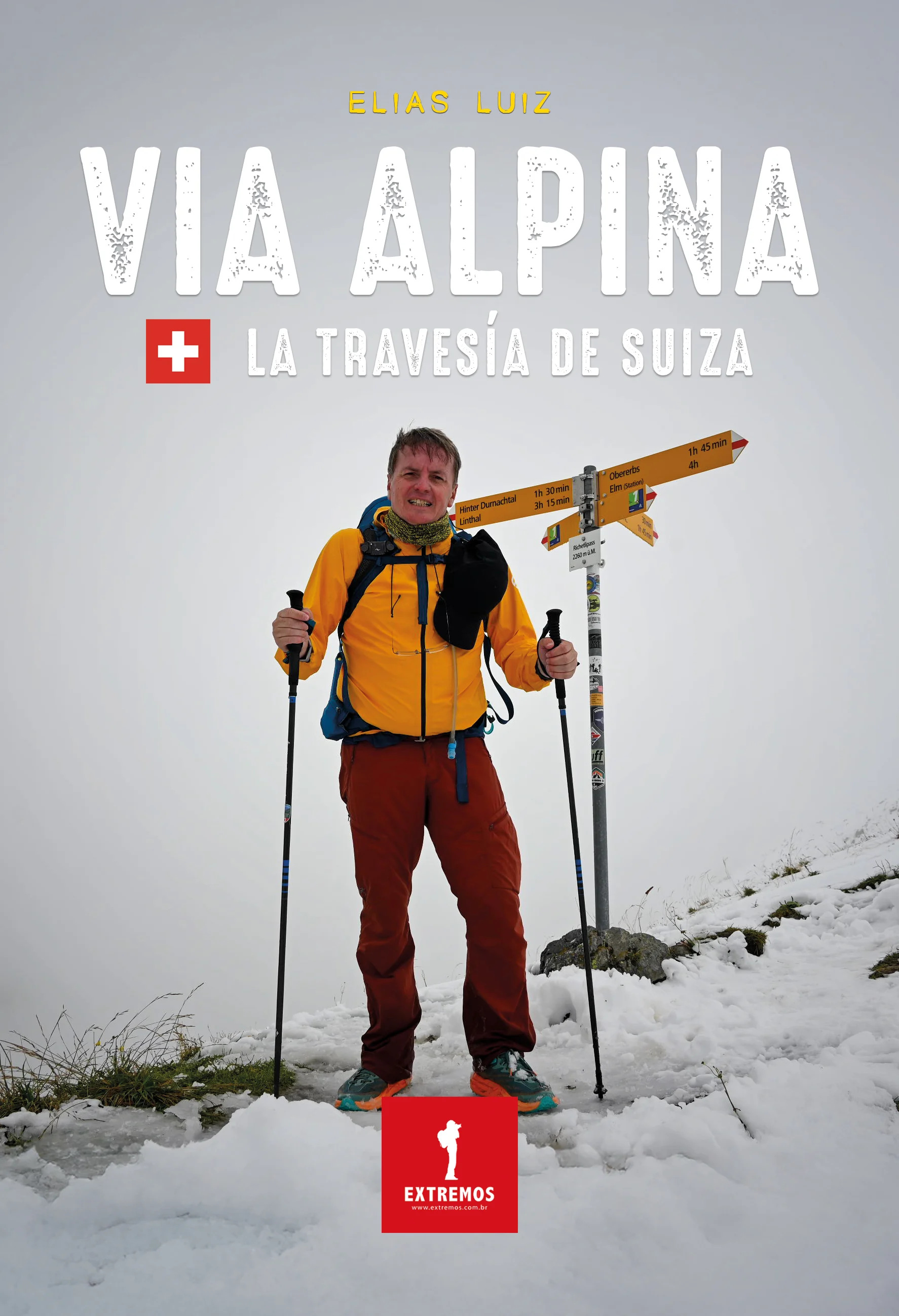 Portada del e-book Via Alpina en español