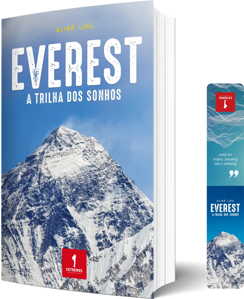 Capa do livro Everest — A Trilha dos Sonhos, de Elias Luiz